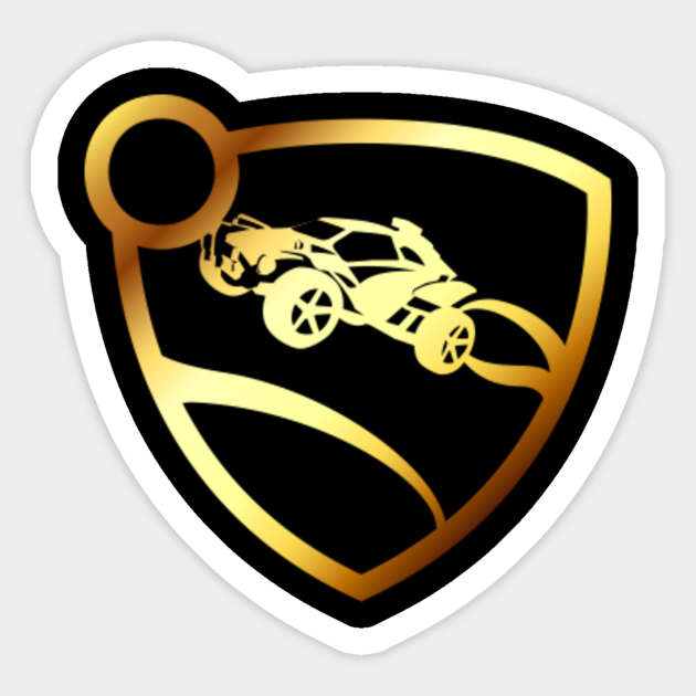 Rocket League Golden gold - Rocket League - Sticker | TeePublic